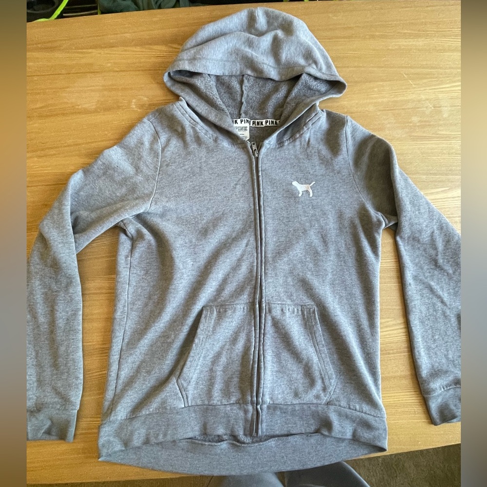 Pink Victoria’s Secret hoodie